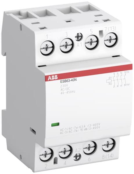 ABB ESB63-40N-01 Installationsschütz 4S/0Ö, 24 V AC/DC