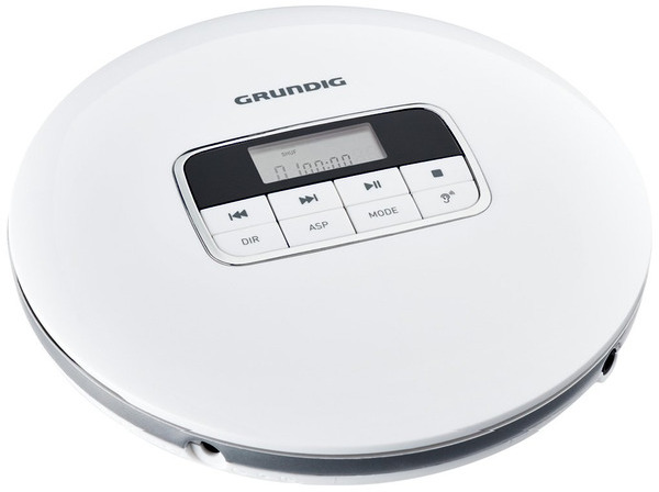 GRUN CD Portable GCDP 8000 weiß/silber