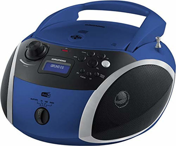 GRUN CD-Radio GRB 4000 BT DAB+ blau/silber