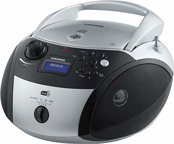 GRUN CD-Radio GRB 4000 BT DAB+ silber/schwarz