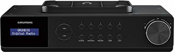 GRUN Uhrenradio/Küchenradio DKR 1000 BT DAB+ schwarz