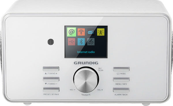 GRUN Tischradio DTR 5000 X White DAB+ Internet Radio