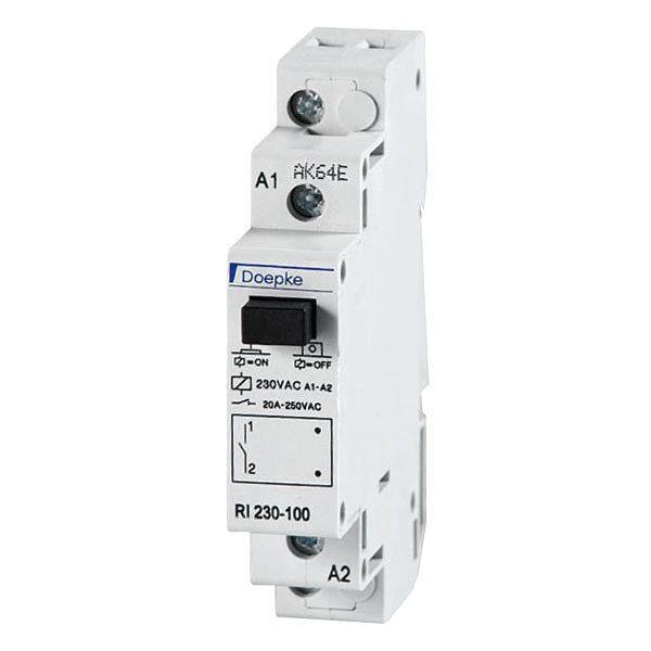 Doepke Installationsrelais RI008-100 8V 1S 20A Doepke Installationsrelais RI008-100 8V 1S 20A