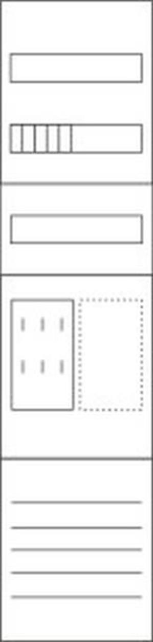 Eaton Zählerfeld ZSD-M17B0013 1feldrig Eaton Zählerfeld ZSD-M17B0013 1feldrig