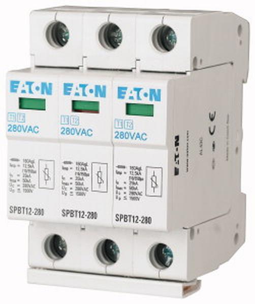 Eaton Blitzstrom-Überspannungsabl.-Set SPBT12-280/3 TN-C 3polig