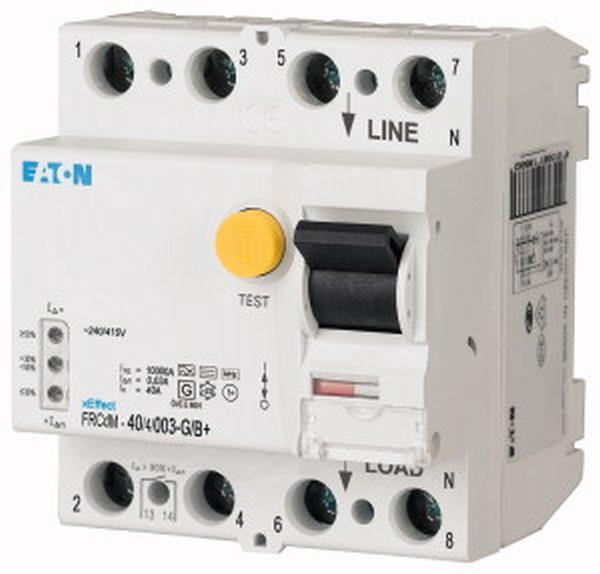 Eaton FI-Schutzschalter allstromsensitiv FRCdM-40/4/003-G/B+ 40/0,03A 4polig G/B