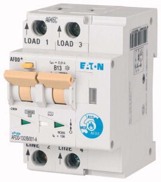 Eaton Brandschutzschalter AFDD-13/2/B/001-A B13A 2polig 0,01A TypA