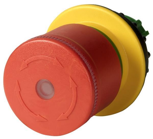 Eaton Not-Halt/Aus-Taste M22-PV30 30mm unbeleuchtet Zugentr. r/g