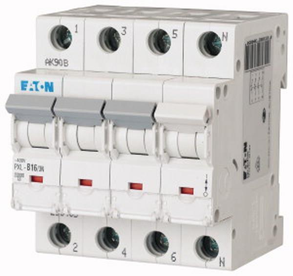 Eaton Leitungsschutzschalter PXL-B16/3N B16A 3polig+N