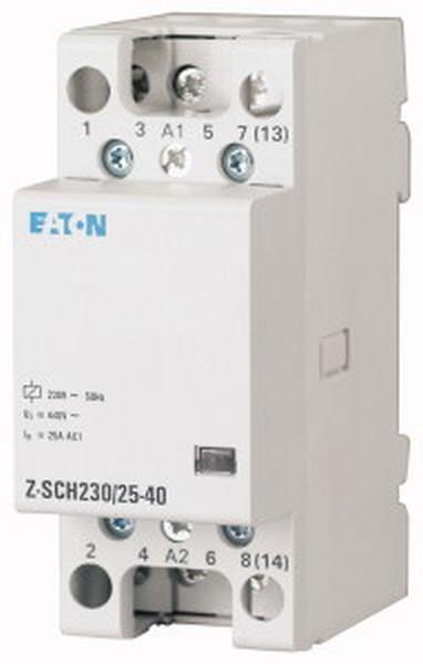 Eaton Installationsschütz Z-SCH24/25-40 24VAC 25A 4S Eaton Installationsschütz Z-SCH24/25-40 24VAC 25A 4S