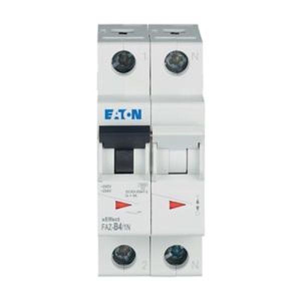 Eaton Leitungsschutzschalter FAZ-B4/1N B4A 1p+N