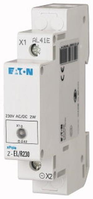 Eaton Einzelleuchte Z-EL/R230 230AC/DC rot Eaton Einzelleuchte Z-EL/R230 230AC/DC rot
