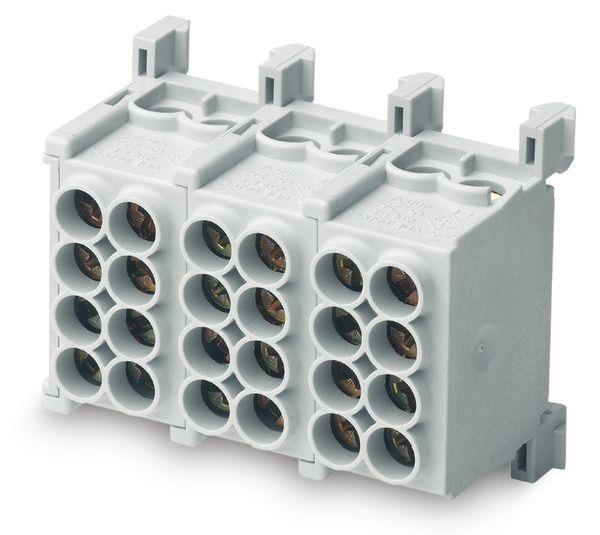 ABN Hauptleitungsklemme 3-polig fingersicher 3x4x25 qmm