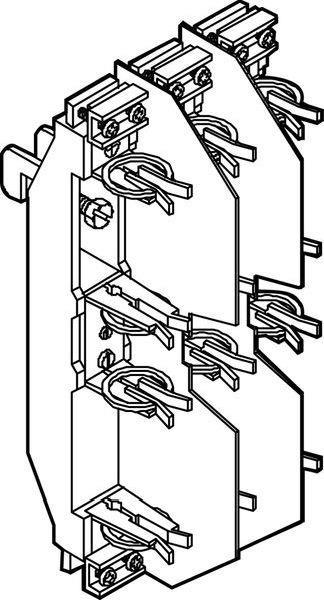 ABN NH-Unterteil XUS100 Montage a.Sammelschienen