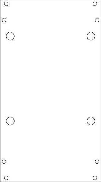 ABN Montageplatte PMF131 1feldrig