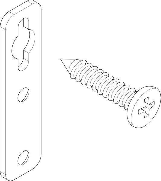 ABN Befestigungslasche GLA3 IP54 (PK=4Stk.)
