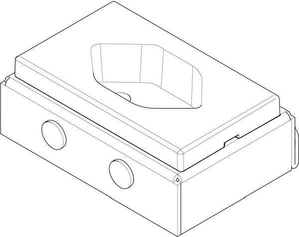 ABN Steckdose SCHUKO 1fach auf Hutschiene