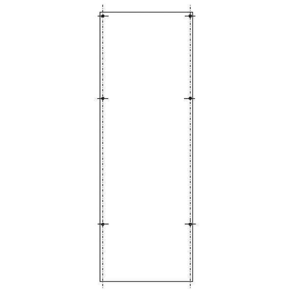 ABN PVC-Montageplatte SY47434M f.SL162 800x276mm