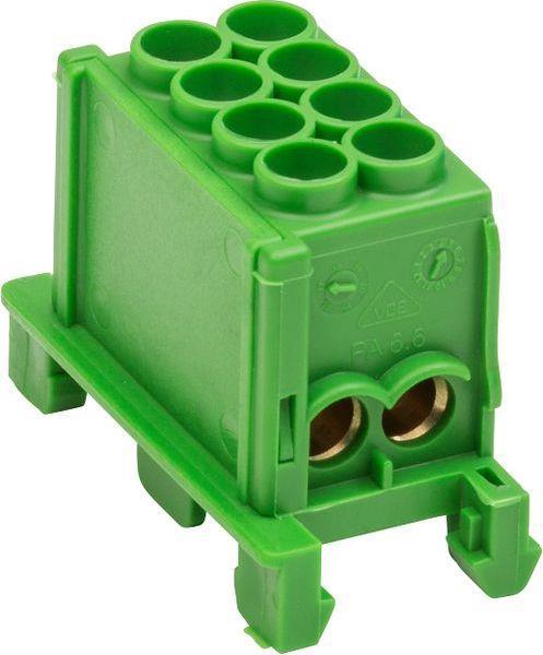 ABN Hauptleitungsklemme XHKB1254GG 1x4x25qmm(grün/ge) ABN Hauptleitungsklemme XHKB1254GG 1x4x25qmm(grün/ge)