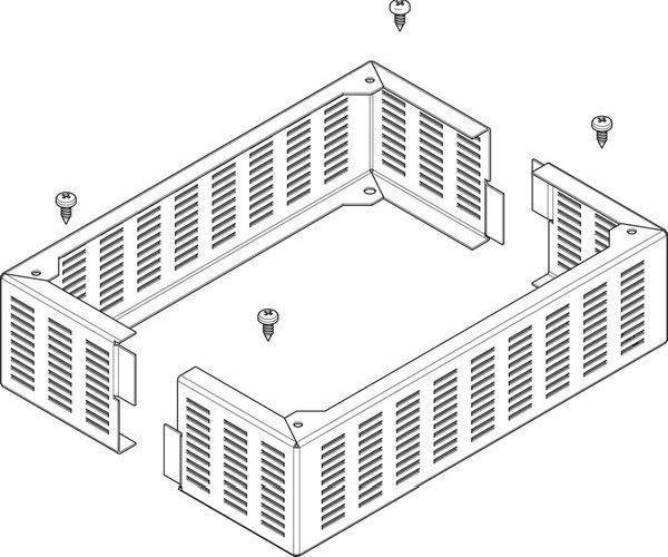 ABN Lüftungsaufsatz NLA20 nur f.geerdete R/N-Gehäuse ABN Lüftungsaufsatz NLA20 nur f.geerdete R/N-Gehäuse