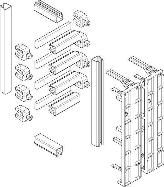ABN Sammelschienenverbindungssatz GSV401N Schr/Schr 250A 4polig