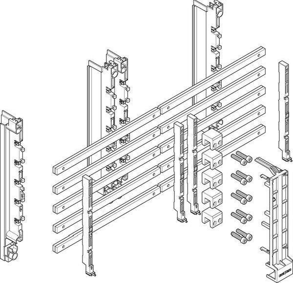ABN Sammelschienenverbindungssatz GSV52N Feld/Feld 355A 5polig