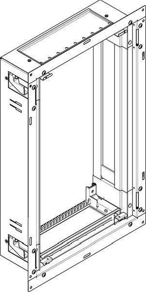 ABN ESPRO Flachverteiler UP/HW T: 110mm UL13X 36PLE 1x3reihig UP Wanne