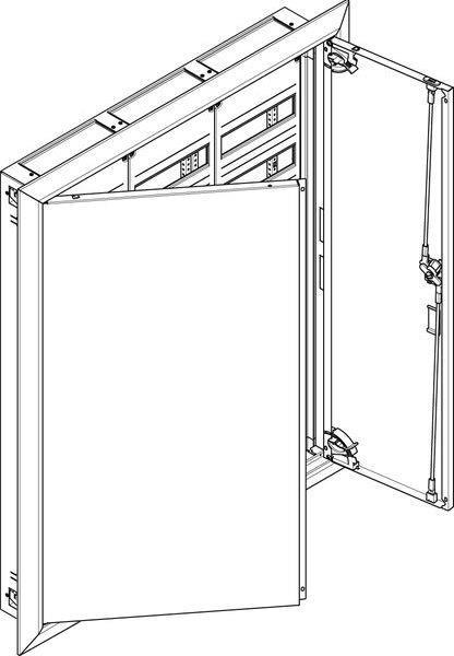 ABN ESPRO Flachverteiler UP/HW T: 110mm UK37 252TE 3x7reihig f. REG