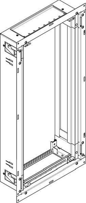 ABN ESPRO Flachverteiler UP/HW T: 110mm UL14X 48PLE 1x4reihig UP Wanne