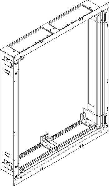 ABN ESPRO Flachverteiler UP/HW T: 110mm UL24X 96PLE 2x4reihig UP Wanne