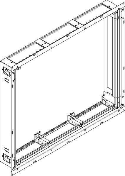 ABN ESPRO Flachverteiler UP/HW T: 110mm UL34X 144PLE 3x4reihig UP Wanne