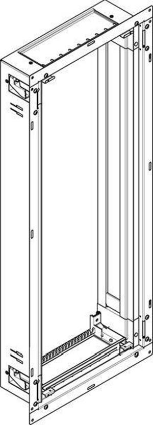 ABN ESPRO Flachverteiler UP/HW T: 110mm UL15X 60PLE 1x5reihig UP Wanne