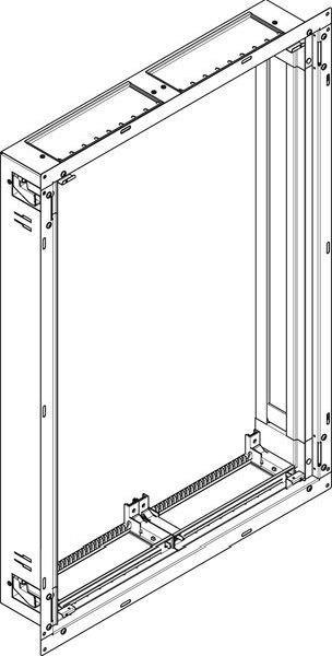 ABN ESPRO Flachverteiler UP/HW T: 110mm UL25X 120PLE 2x5reihig UP Wanne