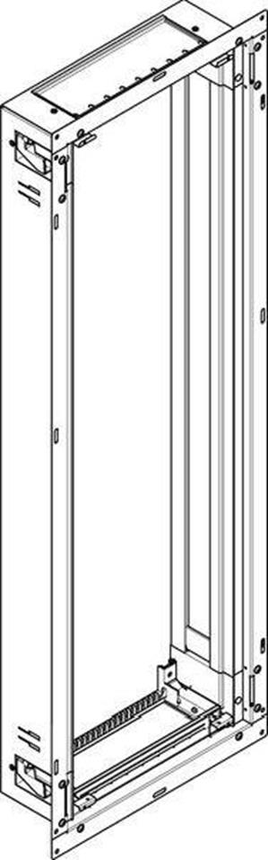 ABN ESPRO Flachverteiler UP/HW T: 110mm UL16X 72PLE 1x6reihig UP Wanne
