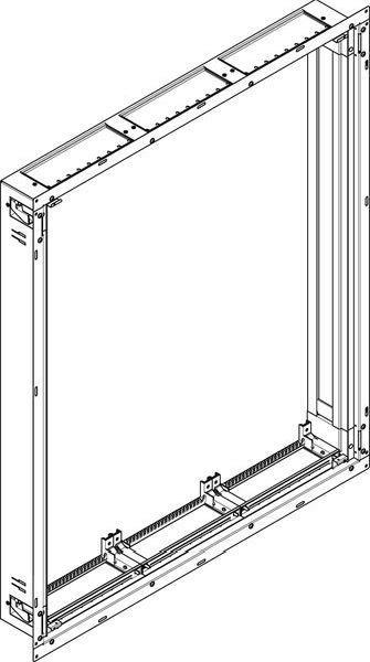 ABN ESPRO Flachverteiler UP/HW T: 110mm UL36X 216PLE 3x6reihig UP Wanne