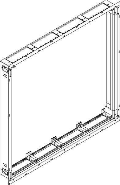 ABN ESPRO Flachverteiler UP/HW T: 110mm UL46X 288PLE 4x6reihig UP Wanne