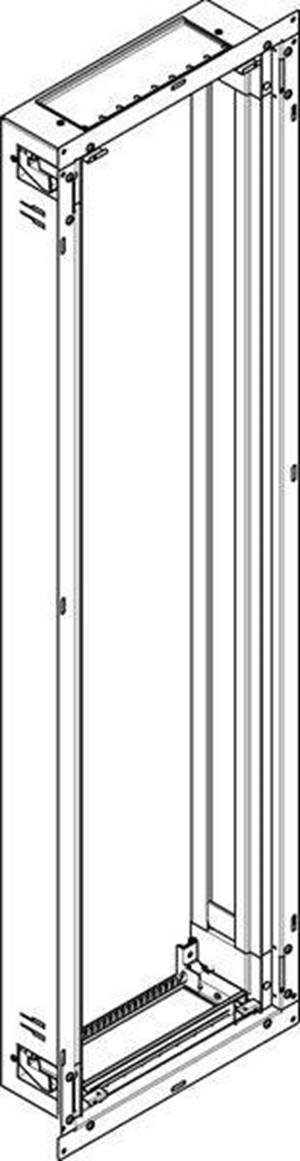 ABN ESPRO Flachverteiler UP/HW T: 110mm UL17X 84PLE 1x7reihig UP Wanne