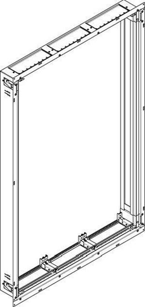 ABN ESPRO Flachverteiler UP/HW T: 110mm UL37X 252PLE 3x7reihig UP Wanne