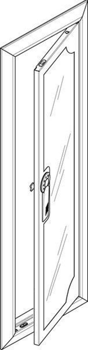 ABN Blendrahmen ESPRO mit Sichttüre GBRU15TS f. UP-Flachverteiler 1x5reihig