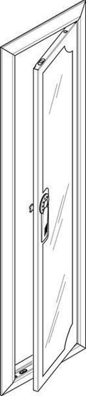 ABN Blendrahmen ESPRO mit Sichttüre GBRU16TS f. UP-Flachverteiler 1x6reihig