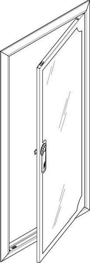 ABN Blendrahmen ESPRO mit Sichttüre GBRU26TS f. UP-Flachverteiler 2x6reihig