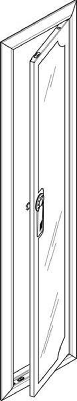 ABN Blendrahmen ESPRO mit Sichttüre GBRU17TS f. UP-Flachverteiler 1x7reihig