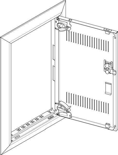 ABN Blendrahmen GBRU13TL f.UP-Feldverteiler 1x3-r.