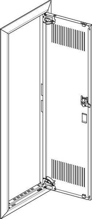 ABN Blendrahmen GBRU17TL f.UP-Feldverteiler 1x7-r.