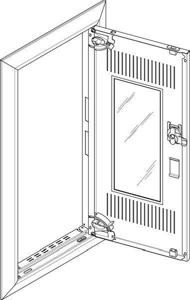 ABN Blendrahmen GBRU14TM f.UP-Feldverteiler 1x4-r.
