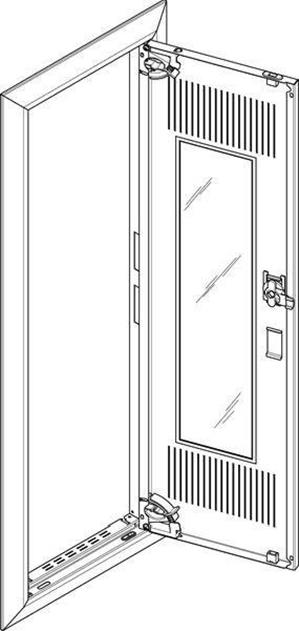 ABN Blendrahmen GBRU16TM f.UP-Feldverteiler 1x6-r.