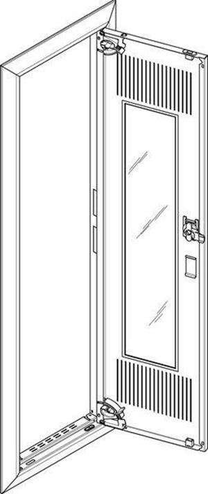 ABN Blendrahmen GBRU17TM f.UP-Feldverteiler 1x7-r.