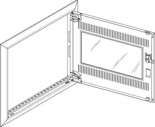 ABN Blendrahmen GBRU23TM f.UP-Feldverteiler 2x3-r.