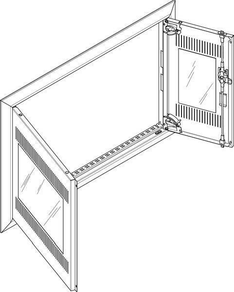 ABN Blendrahmen GBRU33TM f.UP-Feldverteiler 3x3-r.