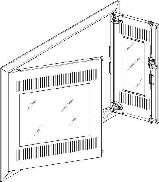 ABN Blendrahmen GBRU34TM f.UP-Feldverteiler 3x4-r.